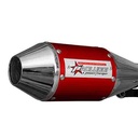 ESCAPE MOTO HONDA CG TITAN 150CC (LIBRE+200) ST2 STYLE ROJO PAOLUCCI (EM150CG23-C+200RO)