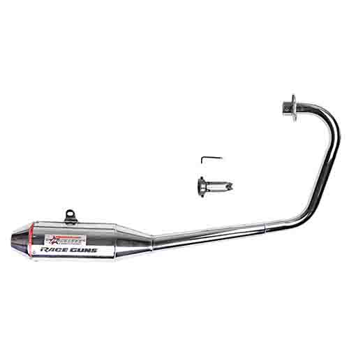 ESCAPE MOTO HONDA CG TITAN ESD 150CC ST3 CROMO DEPORTIVO CON SORDINA PAOLUCCI (EM150CGESD32-C/D)