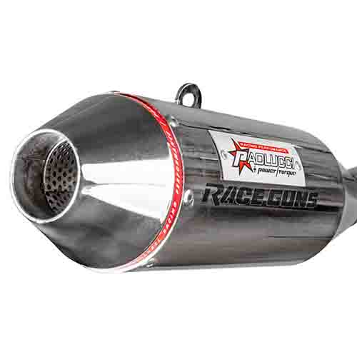 ESCAPE MOTO HONDA CG TITAN ESD 150CC ST3 CROMO DEPORTIVO CON SORDINA PAOLUCCI (EM150CGESD32-C/D)