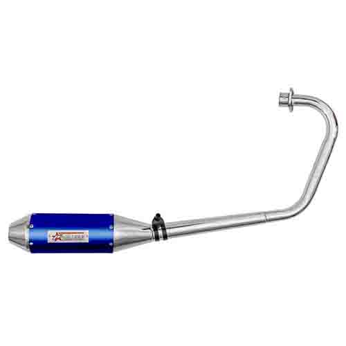 ESCAPE MOTO HONDA NEW CG TITAN 150CC ST3 STYLE AZUL PAOLUCCI (EM150NEWCG33-SAZ)