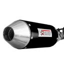 ESCAPE MOTO HONDA NEW CG TITAN 150CC ST3 STYLE NEGRO PAOLUCCI (EM150NEWCG33-SNE)