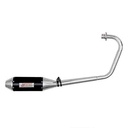 ESCAPE MOTO HONDA NEW CG TITAN 150CC ST3 STYLE NEGRO PAOLUCCI (EM150NEWCG33-SNE)