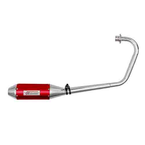 ESCAPE MOTO HONDA NEW CG TITAN 150CC ST3 STYLE ROJO PAOLUCCI (EM150NEWCG33-SRO)