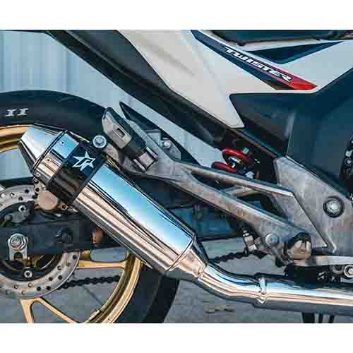 ESCAPE MOTO HONDA NEW TWISTER CB 250 ST3 CROMO  DEPORTIVO CON SORDINA PAOLUCCI (EM250NEWCB-32-C)