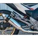 ESCAPE MOTO HONDA NEW TWISTER CB 250 ST3 CROMO  DEPORTIVO CON SORDINA PAOLUCCI (EM250NEWCB-32-C)