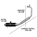 ESCAPE MOTO HONDA NEW TWISTER CB 250CC ST3 STYLE NEGRO PAOLUCCI (EM250NEWCB33-SNE)