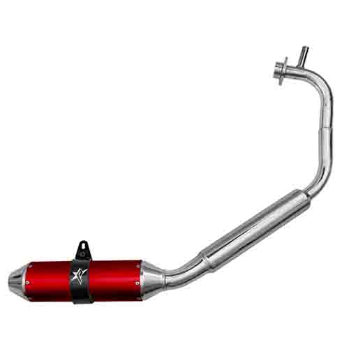 ESCAPE MOTO HONDA NEW TWISTER CB 250CC ST3 STYLE ROJO PAOLUCCI (EM250NEWCB33-SRO)