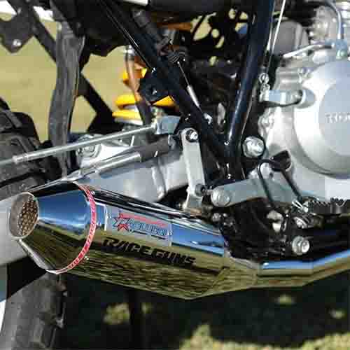 ESCAPE MOTO HONDA TORNADO XR 250 ST2 CROMO DEPORTIVO POR ABAJO PAOLUCCI (EM250TXR-22-DOWN)