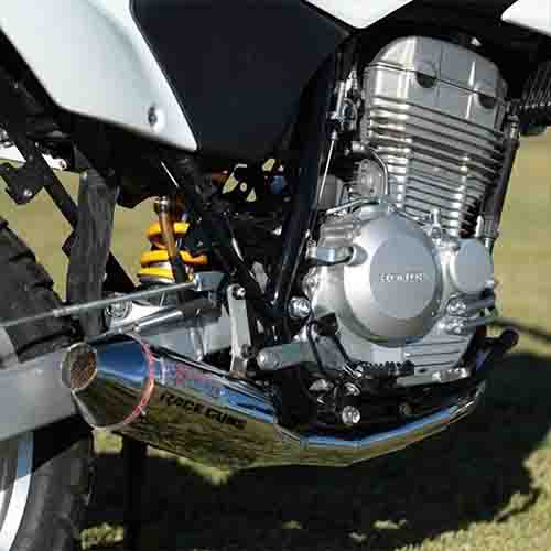 ESCAPE MOTO HONDA TORNADO XR 250 ST2 CROMO DEPORTIVO POR ABAJO PAOLUCCI (EM250TXR-22-DOWN)