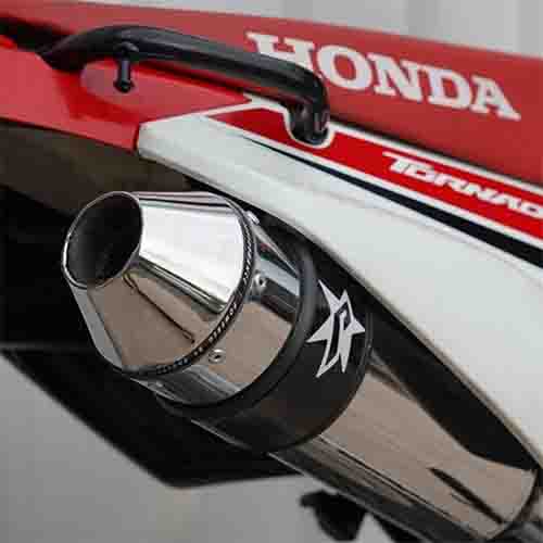 ESCAPE MOTO HONDA TORNADO XR 250 ST2 CROMO DEPORTIVO POR ARRIBA PAOLUCCI (EM250TXR-22-C-UP)