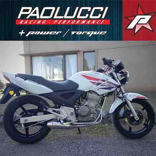 ESCAPE MOTO HONDA TWISTER CBX 250 ST2 CROMO DEPORTIVO PAOLUCCI (EM250CBX-22-C/D)