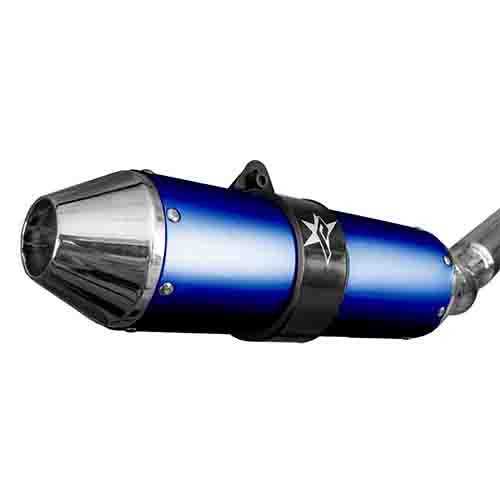 ESCAPE MOTO HONDA TWISTER CBX 250CC ST3 STYLE AZUL PAOLUCCI (EM250CBX33-SAZ)