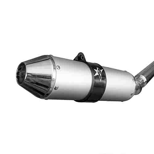 ESCAPE MOTO HONDA TWISTER CBX 250CC ST3 STYLE GRIS PAOLUCCI (EM250CBX33-SGR)