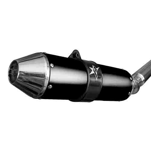 ESCAPE MOTO HONDA TWISTER CBX 250CC ST3 STYLE NEGRO PAOLUCCI (EM250CBX33-SNE)