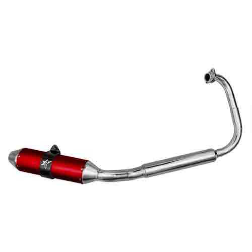 ESCAPE MOTO HONDA TWISTER CBX 250CC ST3 STYLE ROJO PAOLUCCI (EM250CBX33-SRO)