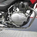 ESCAPE MOTO HONDA XR 150 ST2 CROMO DEPORTIVO POR ABAJO PAOLUCCI (EM150XR 22-C/D-DOWN)