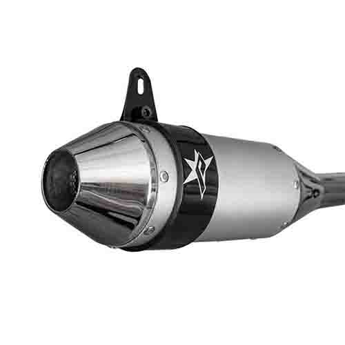 ESCAPE MOTO HONDA XR 150CC POR ARRIBA ST2 STYLE NEGRO PAOLUCCI (EM150XR23-SUPNE)