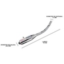 ESCAPE MOTO MOTOMEL SKUA 150 ST2 CROMO DEPORTIVO POR ARRIBA SLIP ON PAOLUCCI (EM150SKUA-22-C/D-S-ON)