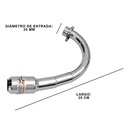 ESCAPE MOTO TWISTER CBX 250 CORTO PICADAS COMPETICION PAOLUCCI (EM250TWISTER-2-R)