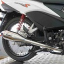 ESCAPE MOTO WAVE S 110CC ST2 CROMO DEPORTIVO PAOLUCCI (EM110WAVES22-C/D)