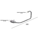 ESCAPE MOTO YAMAHA FZ FI 2.0 150 ST2 CROMO DEPORTIVO PAOLUCCI (EM150FZFI-22-C/D-2.0)