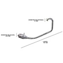 ESCAPE MOTO YAMAHA FZ16 160 ST2 CROMO DEPORTIVO PAOLUCCI (EM160FZ16-22-C/D)