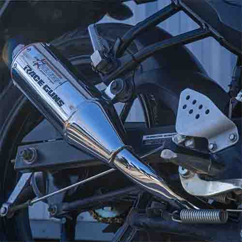 ESCAPE MOTO YAMAHA FZ16 160 ST3 CROMO DEPORTIVO SIN SORDINA PAOLUCCI (EM160FZ16-32-C/D)