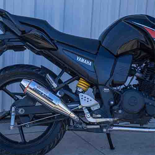 ESCAPE MOTO YAMAHA FZ16 160 ST3 CROMO DEPORTIVO SIN SORDINA PAOLUCCI (EM160FZ16-32-C/D)