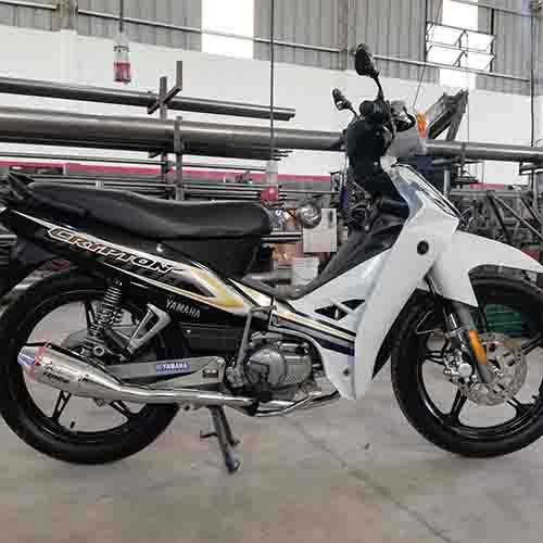 ESCAPE MOTO YAMAHA NEW CRYPTON 110 ST2 CROMO DEPORTIVO PAOLUCCI (EM110-22-C/D)