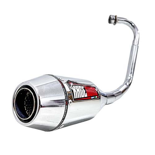 ESCAPE MOTO YAMAHA XTZ 125 ST2 CROMO DEPORTIVO POR ABAJO PAOLUCCI (EM125XTZ-22-C/D-DOWN)