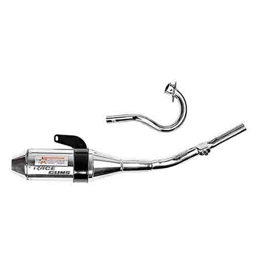 ESCAPE MOTO YAMAHA XTZ 125 ST2 CROMO DEPORTIVO POR ARRIBA PAOLUCCI (EM125XTZ-22-C/D-UP)