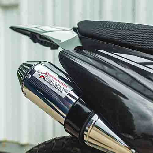 ESCAPE MOTO YAMAHA XTZ 125 ST2 CROMO DEPORTIVO POR ARRIBA PAOLUCCI (EM125XTZ-22-C/D-UP)