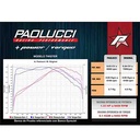 ESCAPE MOTO YAMAHA XTZ 125 ST2 CROMO DEPORTIVO POR ARRIBA PAOLUCCI (EM125XTZ-22-C/D-UP)