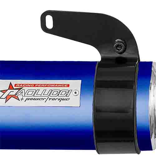 ESCAPE MOTO YAMAHA XTZ 125CC POR ARRIBA ST2 STYLE AZUL PAOLUCCI (EM125XTZ23-SUPAZ)