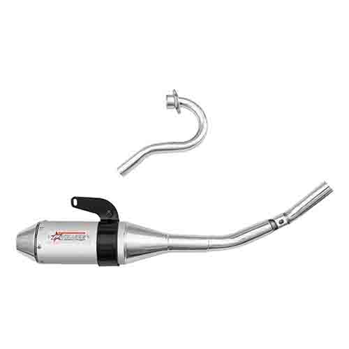 ESCAPE MOTO YAMAHA XTZ 125CC POR ARRIBA ST2 STYLE GRIS PAOLUCCI (EM125XTZ23-SUPGR)