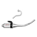 ESCAPE MOTO YAMAHA XTZ 125CC POR ARRIBA ST2 STYLE GRIS PAOLUCCI (EM125XTZ23-SUPGR)