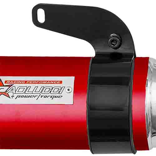 ESCAPE MOTO YAMAHA XTZ 125CC POR ARRIBA ST2 STYLE ROJO PAOLUCCI (EM125XTZ23-SUPRO)