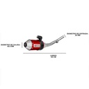 ESCAPE MOTO YAMAHA XTZ 125CC POR ARRIBA ST2 STYLE ROJO PAOLUCCI (EM125XTZ23-SUPRO)