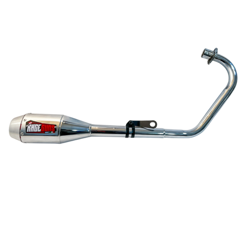 ESCAPE MOTO ZANELLA RX 150 ST2 CROMO DEPORTIVO (VARILLERO) PAOLUCCI (EM150RX22-C/DV)