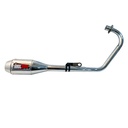 ESCAPE MOTO ZANELLA RX 150 ST2 CROMO DEPORTIVO (VARILLERO) PAOLUCCI (EM150RX22-C/DV)