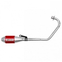 ESCAPE MOTO ZANELLA RX 150 ST2 SILEN ALUMINIO STYLE ROJO PAOLUCCI (EM150RX23-SRO)