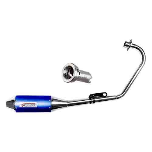 ESCAPE MOTO ZANELLA RX 150CC ST3 STYLE AZUL (VARILLERO) PAOLUCCI (EM150RX33-SAZ)