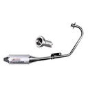 ESCAPE MOTO ZANELLA RX 150CC ST3 STYLE GRIS (VARILLERO) PAOLUCCI (EM150RX33-SGR)