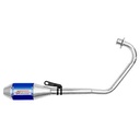 ESCAPE ZANELLA RX 150CC ST2 INOX STYLE AZUL PAOLUCCI (EM150RX24-AZ)