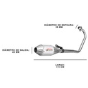 ESCAPE ZANELLA RX 150CC ST2 INOX STYLE GRIS PAOLUCCI (EM150RX24-GR)