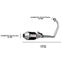 ESCAPE ZANELLA RX 150CC ST2 INOX STYLE NEGRO PAOLUCCI (EM150RX24-NE)