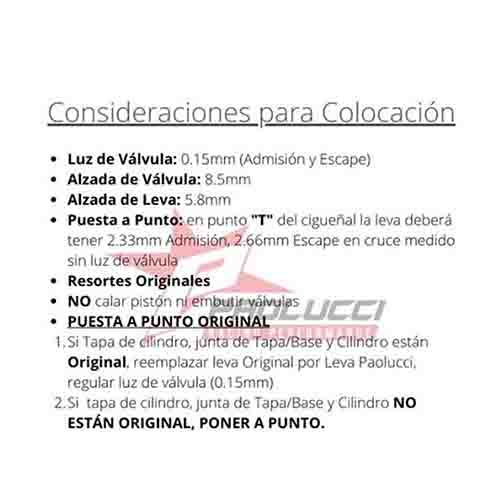 LEVA 150 CG COMPETICION/DEPORTIVO