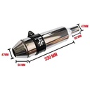 SILENCIADOR 300 ST3 CROMO (+300CC)