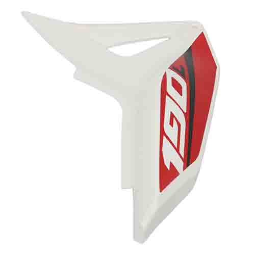 CACHA LATERAL HONDA XR190L BLANCA LADO DERECHO MTC