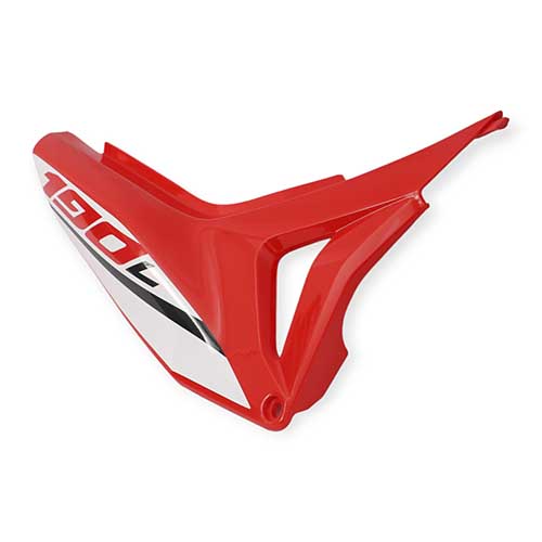 CACHA LATERAL HONDA XR190L ROJA LADO DERECHO  MTC